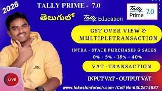 &ldquo;VAT and GST Accounting for Intra-State Purchases & Sales in Tally Prime 7.0&rdquo;