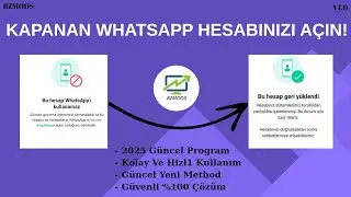 WhatsApp Numara A&ccedil;ma 2025 | WhatsApp Ban Ve Spam Engellerini Kaldırma | BZMODS