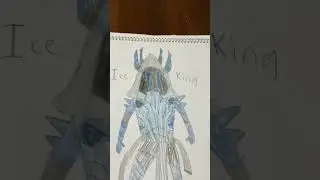 Drawing of ice king from Fortnite #drawing #fortnite #subscribe #shorts