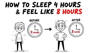 HOW to SLEEP 4 HOURS and FEEL Like 8 HOURS | SLEEP SCIENCE EXPLAINED