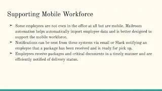 Mailroom Automation Software  - 3 Ways