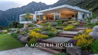 A Modern House That Sits Where the Mountains Break