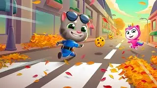 Cookies event in Talking Tom Gold Run - Officer Tom vs Unicorn Angela Gameplay Android ios 