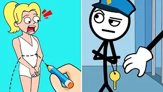 Satisfying ASMR Gameplay: THIEF PUZZLE vs DRAW PUZZLE &mdash; Videos Levels Play TikTok Games Android, iOS