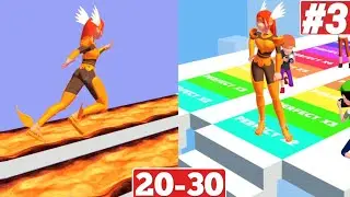 Shoe Race Gameplay Walkthrough Part #3 Level 20-30 iOS Android All Item