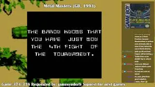 Retro Viewer's Choice S2: Game #374 - Metal Masters (GB)