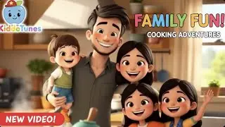 🍳 Cooking Song for Kids | Little Chefs Kitchen Adventure | KiddoTunes Nursery Rhymes