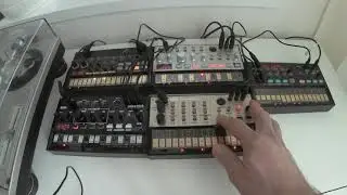 Mahadeva Cover using Korg Volcas - Retro Goa trance track