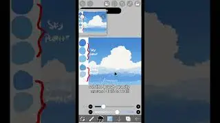 Tutorial Drawing Afternoon Clouds #ibispaintx #painting #art #digitalart #tutorial
