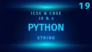 cbse class 10 code 417 | icse class 10 code 66 | python string | class 10 string | python class 10