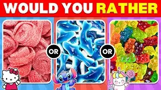 Would You Rather - Candy & Sweets Edition 🍬🍧🥞 Jumbo Quiz
