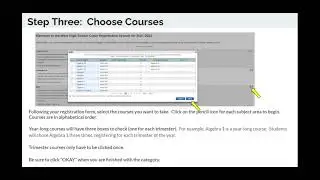 Completing Course Registration in PowerSchool