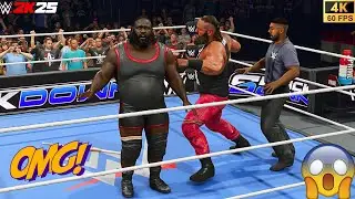 МОНСТР против СИЛЬНЕЙШИХ! Брон Строуман против Марка Генри | Геймплей WWE 2K25 SmackDown PS5 4K