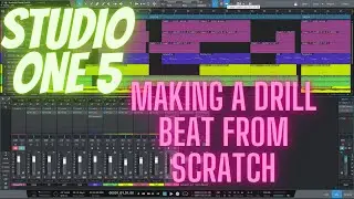 Создание бита Drill в Studio One
