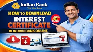 How to Download Interest Certificate in Indian Bank Online | Indian Bank Interest Certificate Online