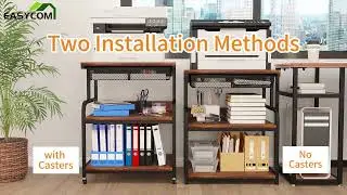 EasyCom Extra Large Printer Stand with Drawer(OS-PS105)