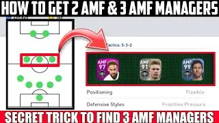 HOW TO FIND 2 AMF & 3 AMF MANAGER IN PES 2021 | WITH PROOF | PES 2021 MOBILE |