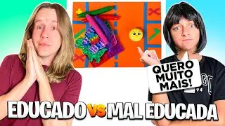 EDUCADA VS MAL EDUCADA NAS TROCAS DE FIDGET TOYS | TROCANDO FIDGET TOYS | TIO LUCAS E LAILA SHOW