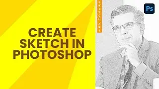 How to convert Color Image into Sketch?#sketch #photoshop #shorts