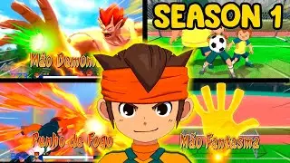 Вся техника Эндо Мамору (Марк Эванс) в Inazuma Eleven Victory Road! (Сезон 1)