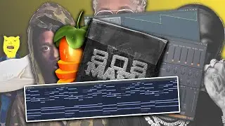 How 808 Mafia (Metro Boomin') Makes Hard Trap Beats From Scratch Using ONLY Stock FL Studio Plug-ins