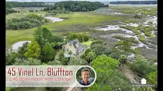 Amazing property for sale in Bluffton - Expansive marsh views to May River