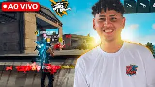 GANHE CODIGUIM NA LIVE  🔴FREE FIRE AO VIVO 🔴 X-TREINO COM OS INSCRITOS
