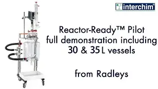 Reactor Ready&trade; Pilot &ndash; Pilot scale jacketed lab reactor system with interchangeable glass vessels IT