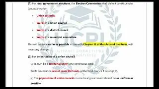 Elections Act, 2017 | Chapter 13-15: Sections 219-241 | Lec-11 | AEC, ECP | Khalil Ahmed