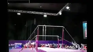 Hebat...aksi pesenam/atlet gymnastic Indonesia Rifda Irfanalutfi di Asian Games 2018