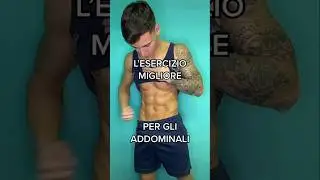 Esercizio top per l&rsquo;addome 🤩 #workout #fitness #gym