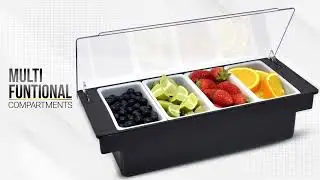 Esatto Bar Products Small Condiment Holder Black