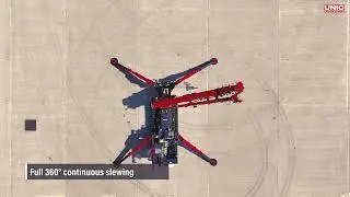 UNIC URW-806-3 Mini Spider Crane from UNIC Cranes Europe