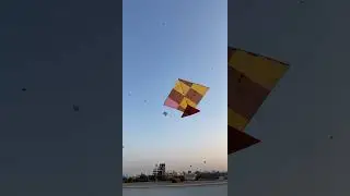 vadodara uttarayan 2023🫶🏻 big kite&hearts;️
