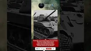 Вторая мировая война | Промышленность стала полем битвы #шорты