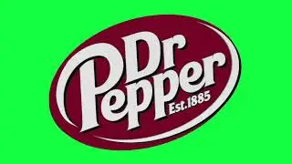 Dr Pepper Green Screen Logo Loop Chroma Animation