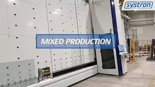 Vertical Glass Processing systron es2 Seaming & Grinding Machine with 2 spindles - Mixed Production