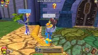 Wizard101 My friend getting commander's robe!