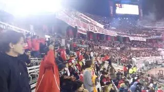 Gracias por esa alegría, de salir primero, de salir campeón.