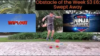 Ninja Warrior Attempts a Wipeout Obstacle... Gone Wrong