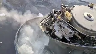 1971 Johnson 9.5 HP outboard motor