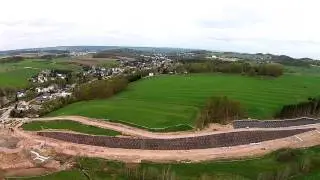 Schneeberger Allee Überflug mit Drohne Phantom 2
