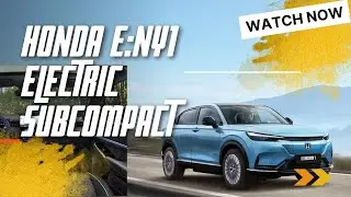 Honda e:Ny1: A Stylish and Practical Electric SUV for Europe | Auto News