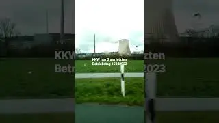 KKW Isar 2 am letzten Betriebstag 15042023