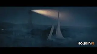 Houdini Stormy Ocean Simulation