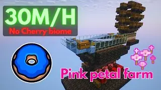 New BEST META Pink Petal Farm 30M/H Tutorial In #donutsmp