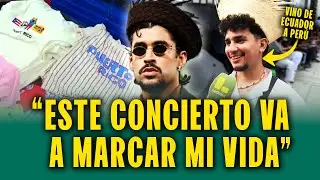 ¡Bad Bunny alborota Perú! Fans lucen icónicos outfits y vienen de otros países para concierto