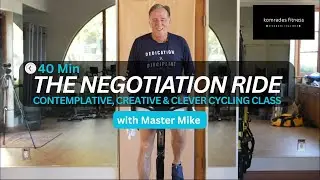 The Negotiation: Creative Spin Workout - 40 Min w/ Master Mike | Mindful Cycling 🚴&zwj;♂️🧘