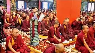 Offering of Zhabten to HH Shechen Rabjam Rinpoche by Cheychey Phubzam 