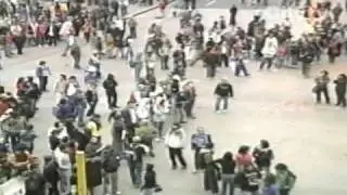 Disturbios en la carrera 7 con avenida Jim&eacute;nez
